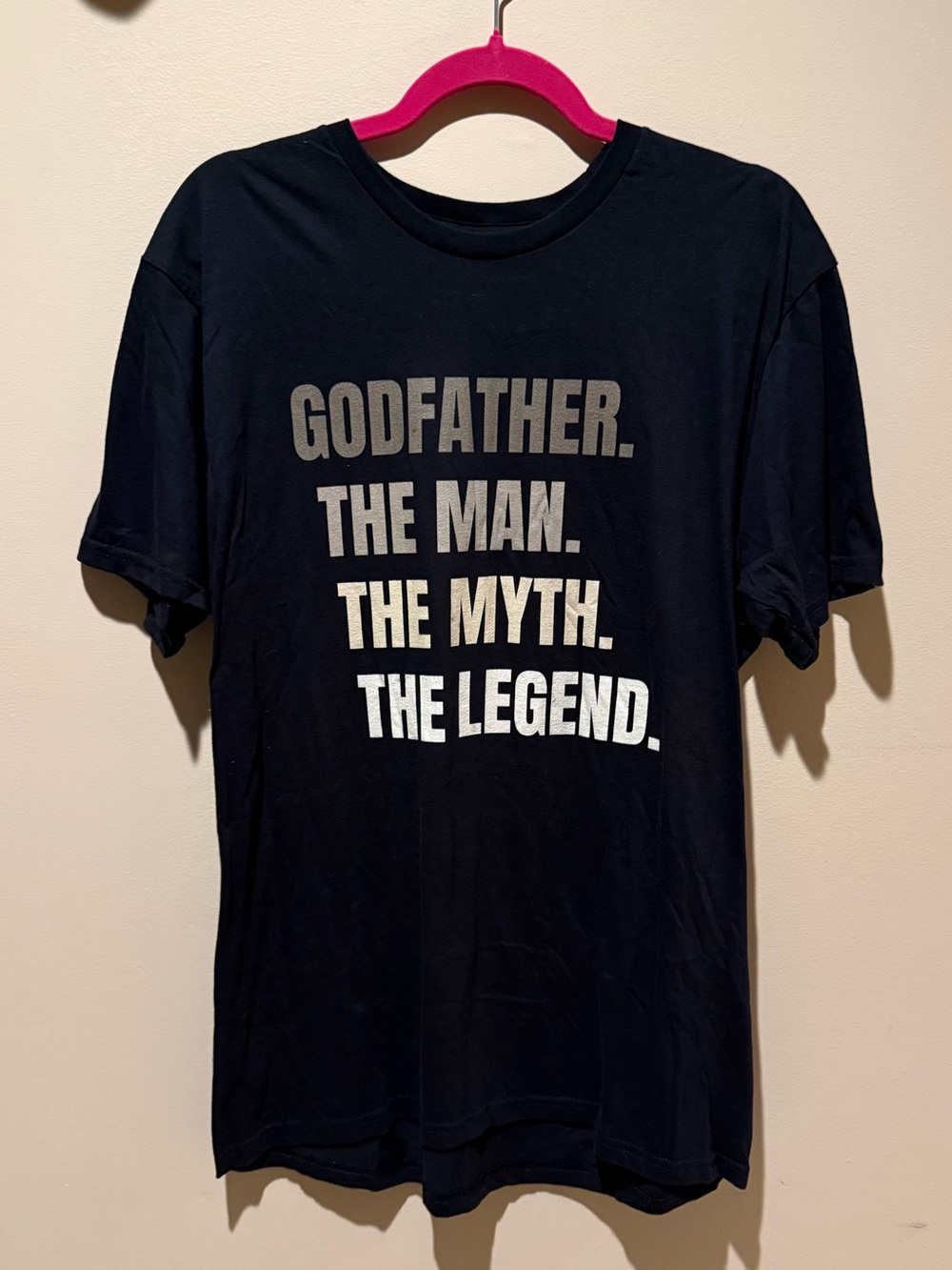 Godfather Black Graphic Tee - The Man The Myth The Legend